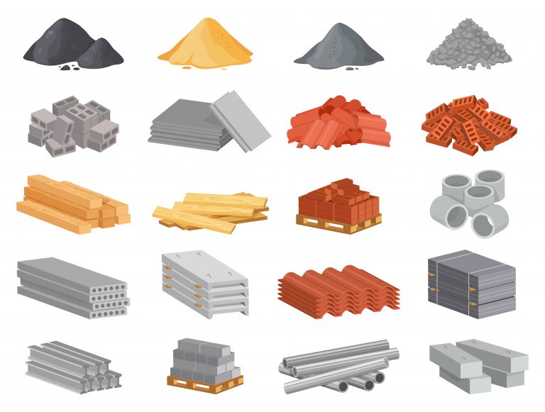 2201 S cartoon construction building materials